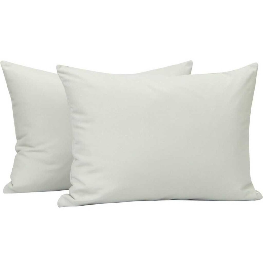 NTBAY Toddler Pillowcases Set 2 Light Grey 13x18 Zippered Microfiber